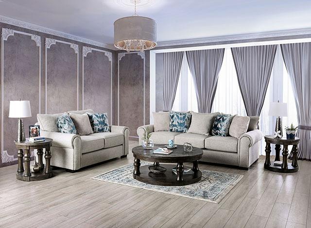 LAREDO Sofa, Beige - Imperial Furniture (Las Vegas, NV) - Multi Location