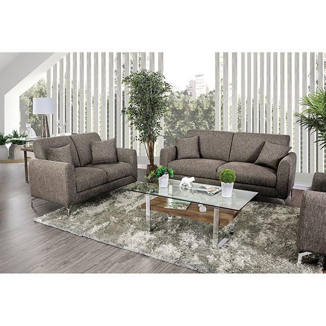 LAURITZ Loveseat, Brown - Imperial Furniture (Las Vegas, NV) - Multi Location