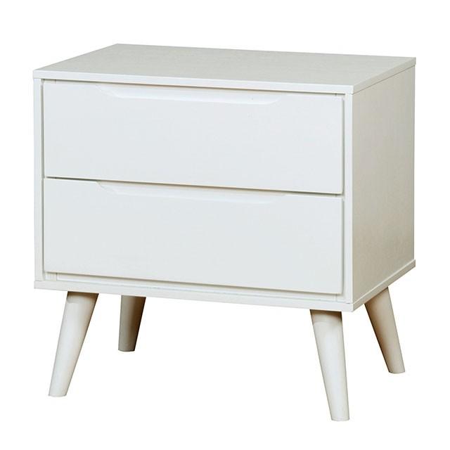 LENNART II White Night Stand - Imperial Furniture (Las Vegas, NV) - Multi Location