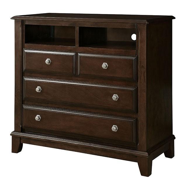 Litchville Brown Cherry Media Chest - Imperial Furniture (Las Vegas, NV) - Multi Location