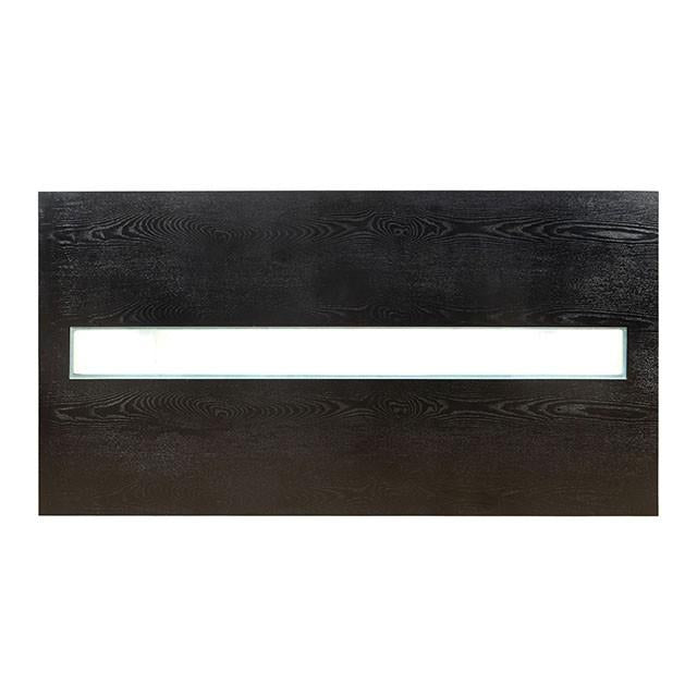 Luminar Black Glass-Insert Dining Table - Imperial Furniture (Las Vegas, NV) - Multi Location