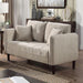 LYNDA Loveseat w/ Pillows, Light Gray - Imperial Furniture (Las Vegas, NV) - Multi Location