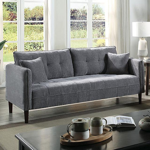 LYNDA Sofa w/ Pillows, Dark Gray - Imperial Furniture (Las Vegas, NV) - Multi Location