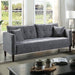 LYNDA Sofa w/ Pillows, Dark Gray - Imperial Furniture (Las Vegas, NV) - Multi Location