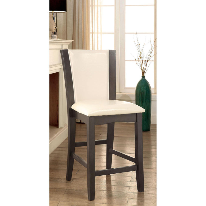 MANHATTAN III Gray/White Counter Ht. Chair - Imperial Furniture (Las Vegas, NV) - Multi Location