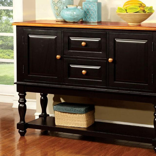 MAYVILLE Black/Antique Oak Server - Imperial Furniture (Las Vegas, NV) - Multi Location