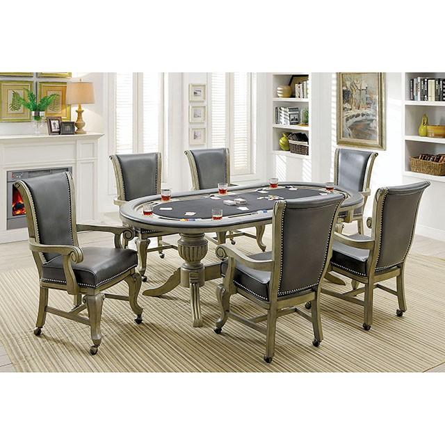 MELINA Gray Arm Chair - Imperial Furniture (Las Vegas, NV) - Multi Location