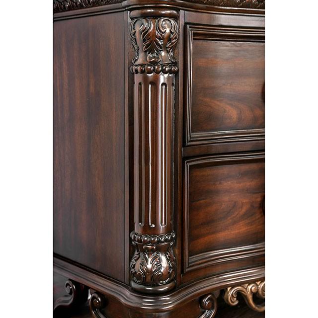 Menodora Brown Cherry Cal.King, E.King, Queen Bed - Imperial Furniture (Las Vegas, NV) - Multi Location