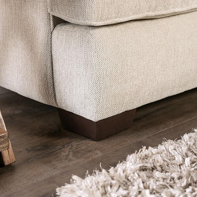 MORNINGTON Sectional, Ivory/Brown - Imperial Furniture (Las Vegas, NV) - Multi Location