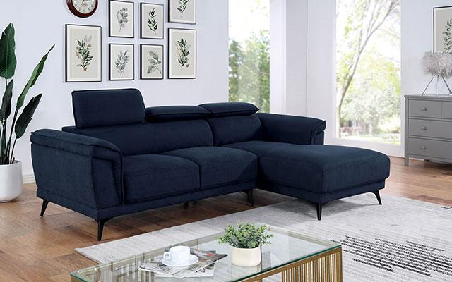 NAPANEE Sectional, Navy - Imperial Furniture (Las Vegas, NV) - Multi Location