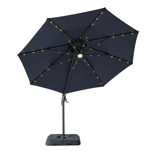 Nuti 10 Ft Round Umbrella w/ LED Light + 37" Large Base - Imperial Furniture (Las Vegas, NV) - Multi Location
