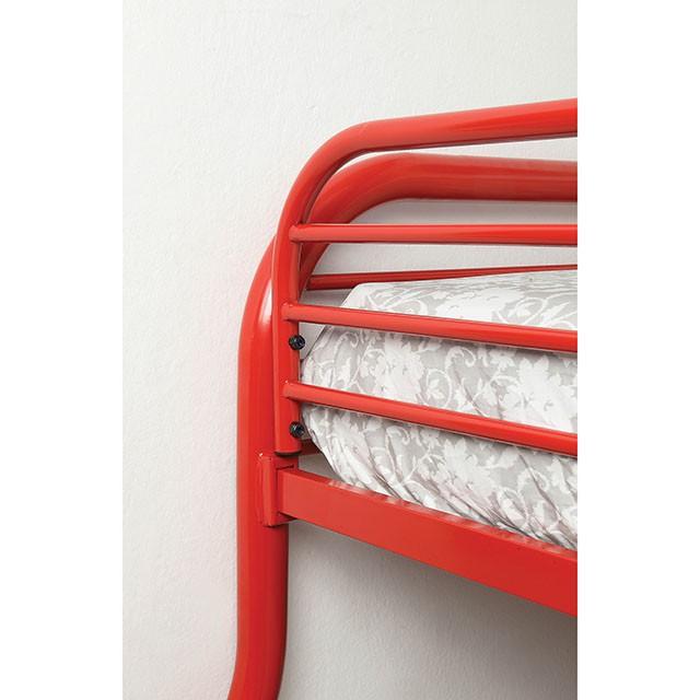 Opal Red Twin/Full Bunk Bed - Imperial Furniture (Las Vegas, NV) - Multi Location
