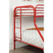 Opal Red Twin/Full Bunk Bed - Imperial Furniture (Las Vegas, NV) - Multi Location