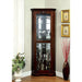 ORTLEY Walnut Curio - Imperial Furniture (Las Vegas, NV) - Multi Location