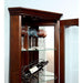ORTLEY Walnut Curio - Imperial Furniture (Las Vegas, NV) - Multi Location