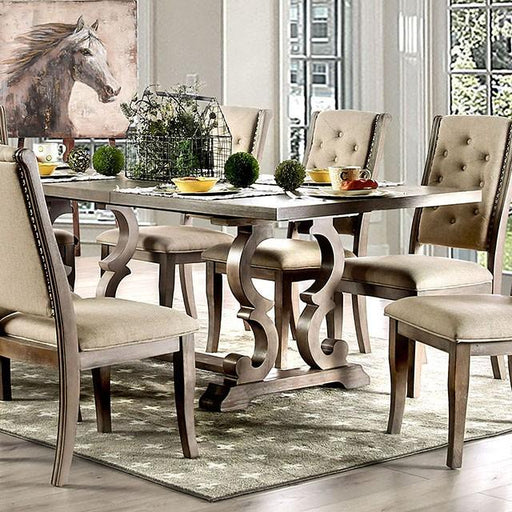 Patience Rustic Natural Tone Dining Table - Imperial Furniture (Las Vegas, NV) - Multi Location