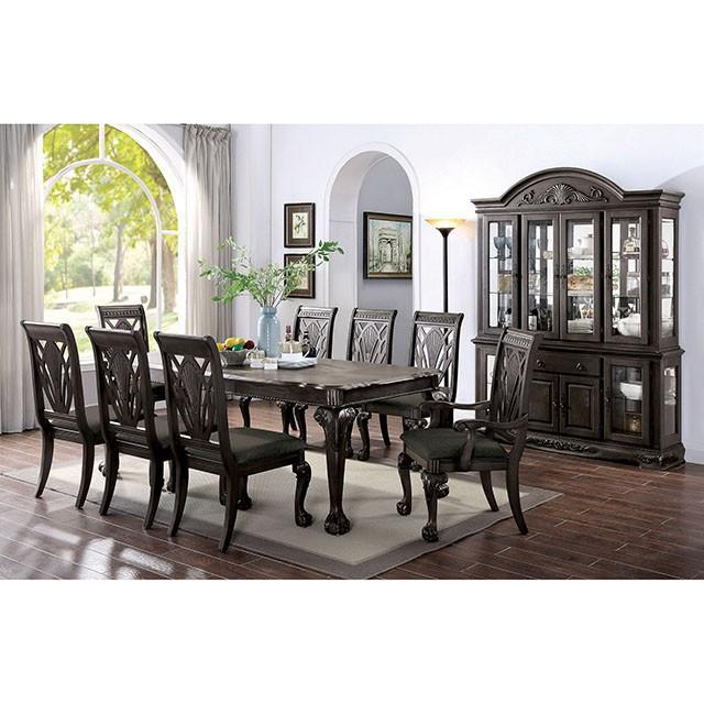 Petersburg Dark Gray Dining Table w/ 1x18"Leaf - Imperial Furniture (Las Vegas, NV) - Multi Location