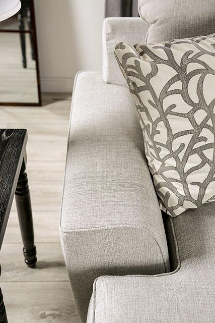 PICOTEE Sofa, Light Gray/Black - Imperial Furniture (Las Vegas, NV) - Multi Location