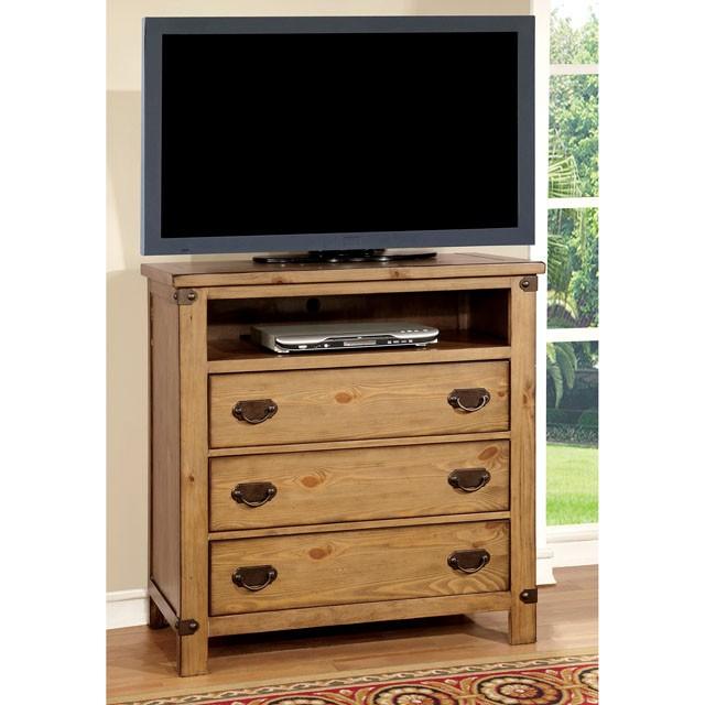 PIONEER Weathered Elm Media Chest - Imperial Furniture (Las Vegas, NV) - Multi Location