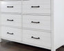 PRIAM Dresser, White/Gray - Imperial Furniture (Las Vegas, NV) - Multi Location