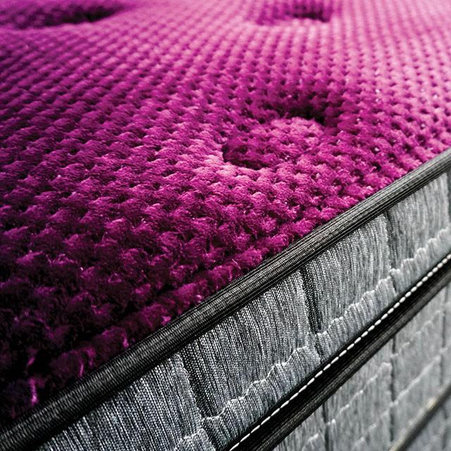 Purple/Grey 13" Euro Pillow Top Mattress Non-Flip, Full - Imperial Furniture (Las Vegas, NV) - Multi Location