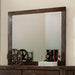 Rexburg Wire-Brushed Rustic Brown Mirror - Imperial Furniture (Las Vegas, NV) - Multi Location