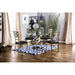 ROXO Silver/Black Round Dining Table - Imperial Furniture (Las Vegas, NV) - Multi Location