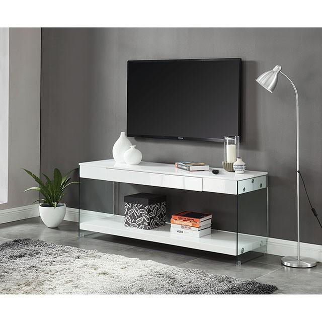 Sabugal White 60" TV Stand - Imperial Furniture (Las Vegas, NV) - Multi Location