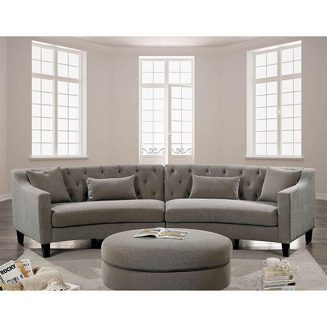 SARIN Warm Gray Sectional - Imperial Furniture (Las Vegas, NV) - Multi Location