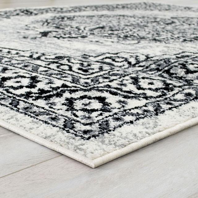 Serang Gray/Black 5' X 7' Area Rug - Imperial Furniture (Las Vegas, NV) - Multi Location