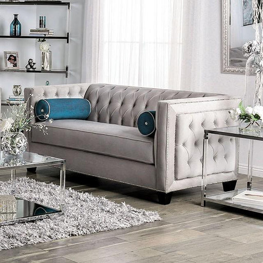 Silvan Gray Love Seat - Imperial Furniture (Las Vegas, NV) - Multi Location