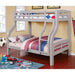 SOLPINE Gray & Oak Twin/Full Bunk Bed - Imperial Furniture (Las Vegas, NV) - Multi Location