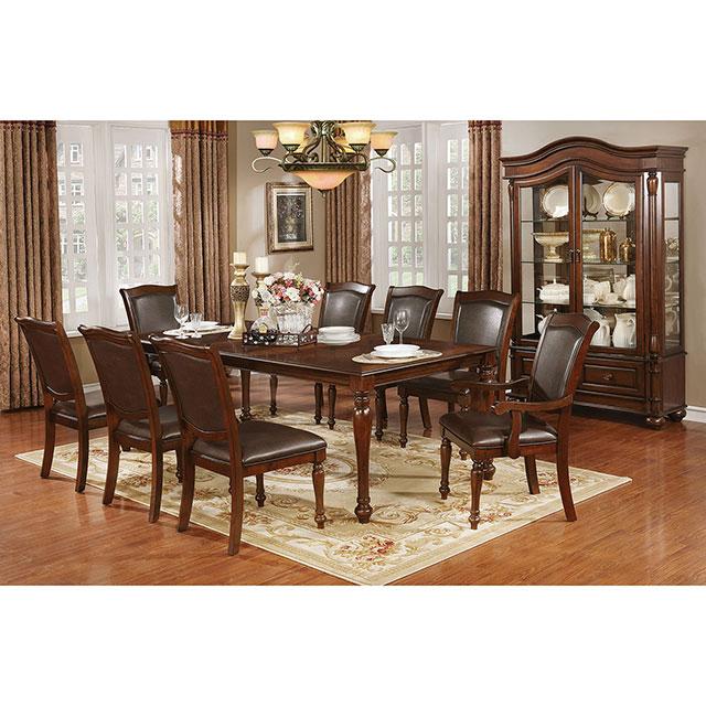 Sylvana Brown Cherry/Espresso Arm Chair (2/CTN) - Imperial Furniture (Las Vegas, NV) - Multi Location