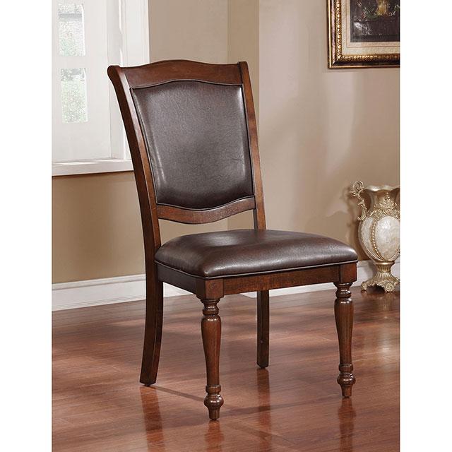 Sylvana Brown Cherry/Espresso Side Chair (2/CTN) - Imperial Furniture (Las Vegas, NV) - Multi Location