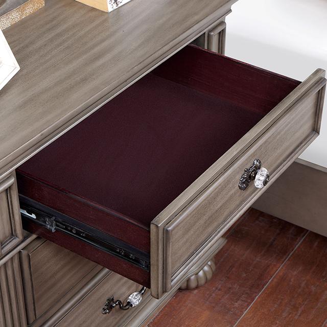 SYRACUSE Night Stand, Gray - Imperial Furniture (Las Vegas, NV) - Multi Location