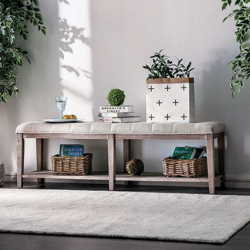 Tayah Beige Bench - Imperial Furniture (Las Vegas, NV) - Multi Location