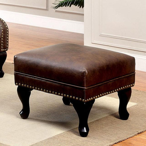 VAUGH Rustic Brown Ottoman - Imperial Furniture (Las Vegas, NV) - Multi Location