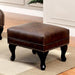 VAUGH Rustic Brown Ottoman - Imperial Furniture (Las Vegas, NV) - Multi Location