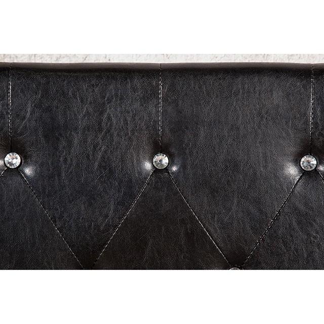 Velen Black Cal.King, E.King, Full, & Twin Bed Black & White - Imperial Furniture (Las Vegas, NV) - Multi Location