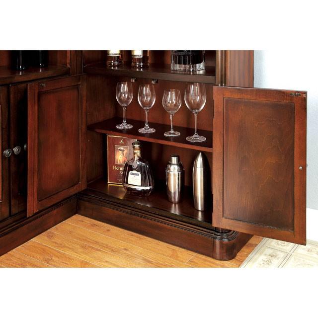 VOLTAIRE Dark Cherry Curio - Imperial Furniture (Las Vegas, NV) - Multi Location