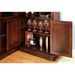 VOLTAIRE Dark Cherry Curio - Imperial Furniture (Las Vegas, NV) - Multi Location