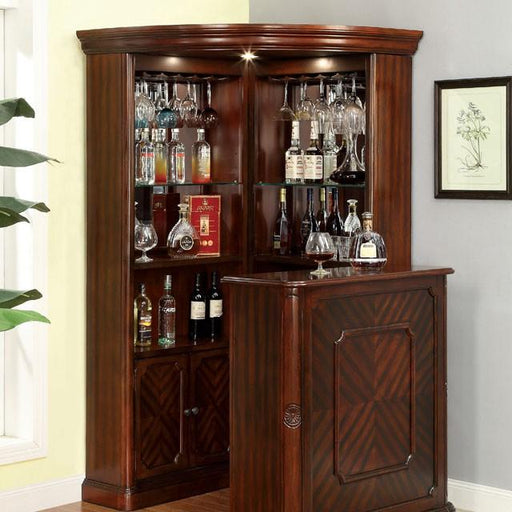 VOLTAIRE Dark Cherry Curio - Imperial Furniture (Las Vegas, NV) - Multi Location