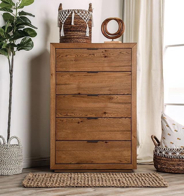 LEIRVIK Chest, Light Walnut - Imperial Furniture (Las Vegas, NV) - Multi Location