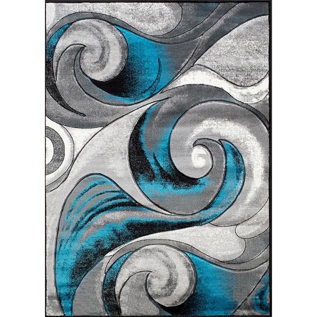 Niksar Turquoise 5' X 7' Area Rug - Imperial Furniture (Las Vegas, NV) - Multi Location
