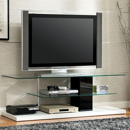 Neapoli Black/White 63" TV Console - Imperial Furniture (Las Vegas, NV) - Multi Location