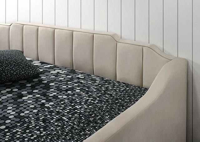 KOSMO Twin Daybed, Beige - Imperial Furniture (Las Vegas, NV) - Multi Location