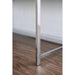 Loke White/Chrome Computer Desk - Imperial Furniture (Las Vegas, NV) - Multi Location