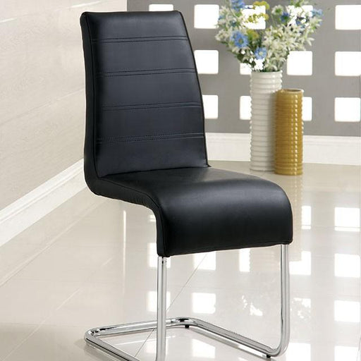 Mauna Black Side Chair - Imperial Furniture (Las Vegas, NV) - Multi Location