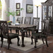Petersburg Dark Gray Dining Table w/ 1x18"Leaf - Imperial Furniture (Las Vegas, NV) - Multi Location