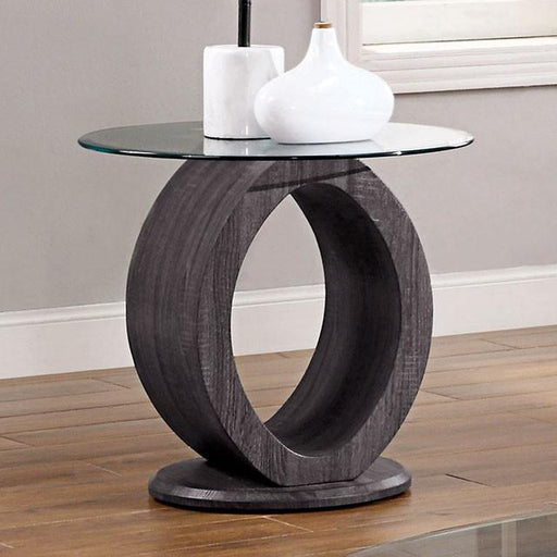 Lodia Gray End Table - Imperial Furniture (Las Vegas, NV) - Multi Location
